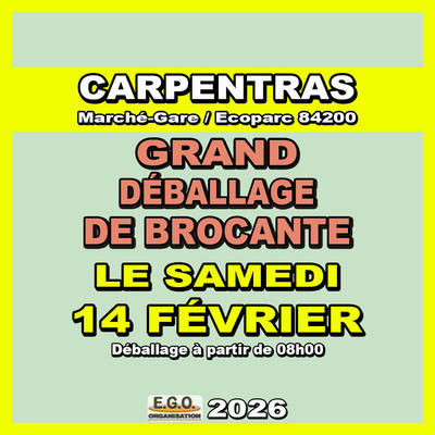 Grand déballage de brocante