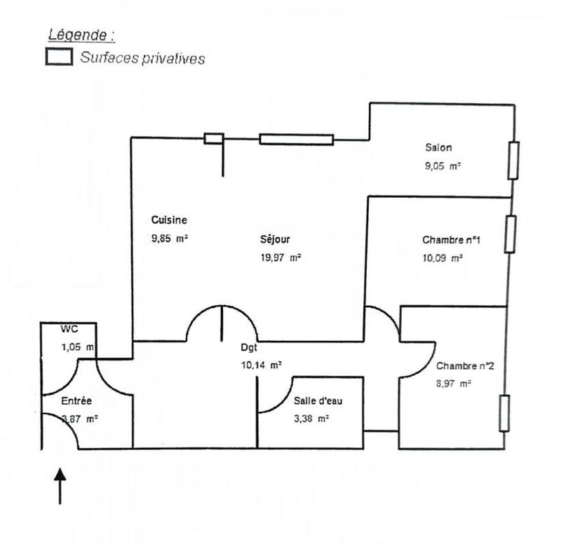 Appartement - 76 m² - 4 pièces