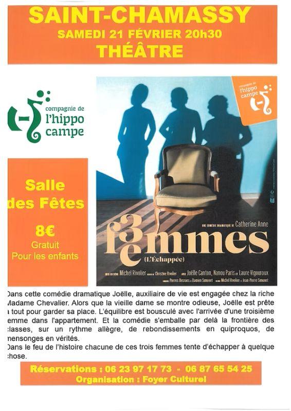 Théâtre - Trois femmes de Catherine Anne