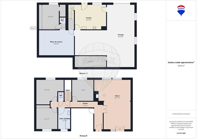 Maison - 126 m² - 7 pièces