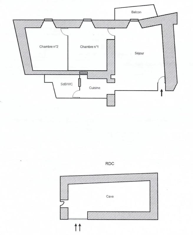 Appartement - 50 m² - 3 pièces