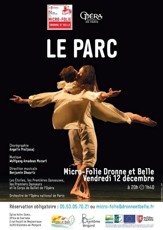Projection du ballet le Parc