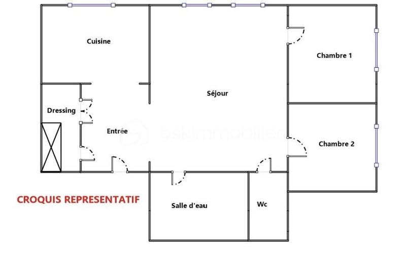 Appartement - 53 m² - 3 pièces