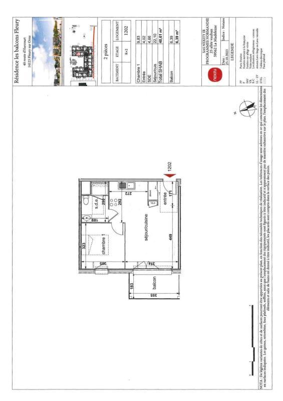Appartement - 41 m² - 2 pièces