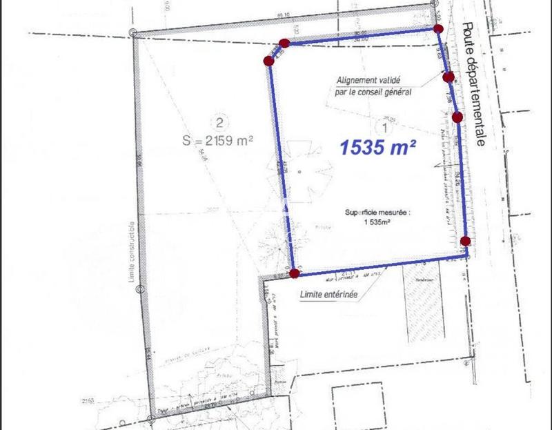 Terrain - 1 535 m²