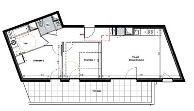 Appartement - 62 m² - 3 pièces