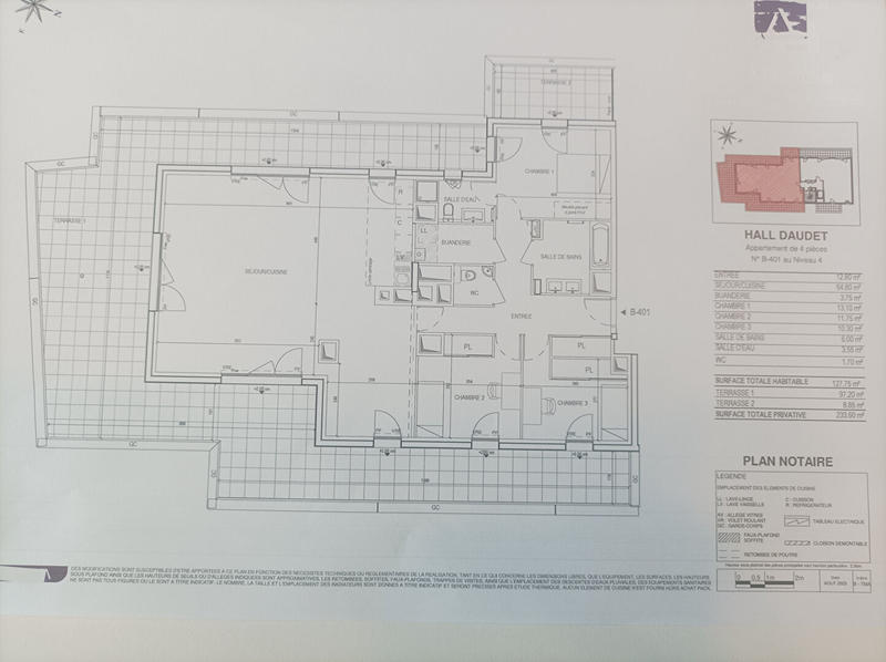 Appartement - 128 m² - 5 pièces
