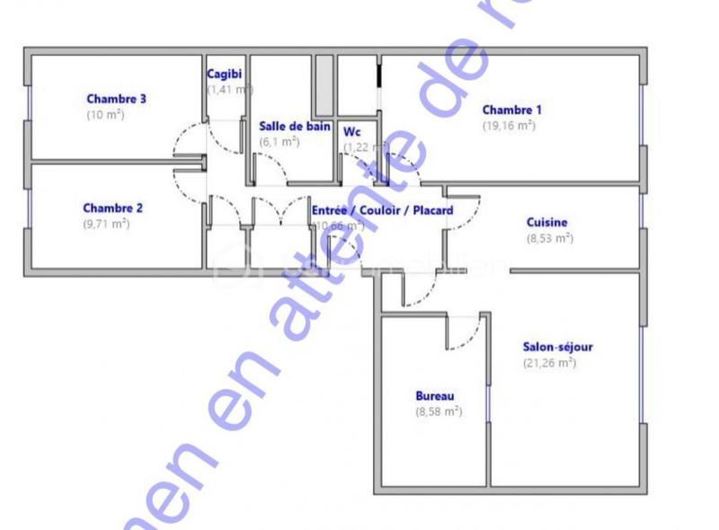 Appartement - 97 m² - 5 pièces