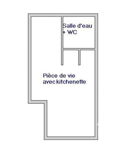 Studio - 24 m² - 1 pièce