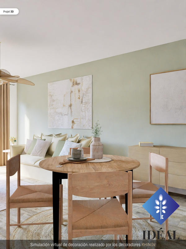 Appartement - 62 m² - 3 pièces