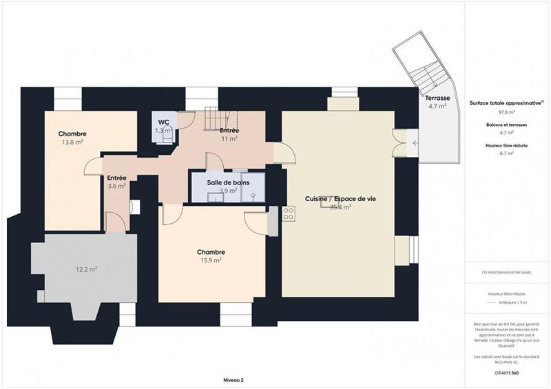 Maison - 94 m² - 4 pièces