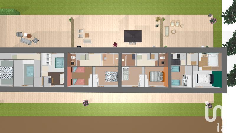 Maison - 190 m² - 2 pièces