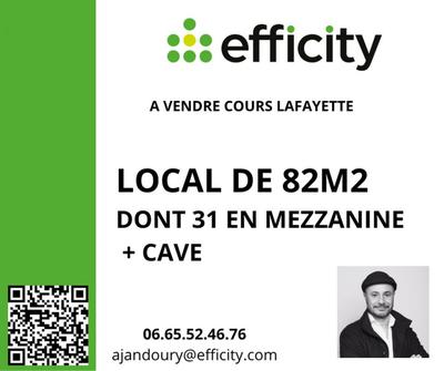 Bureau - 82 m² - 2 pièces