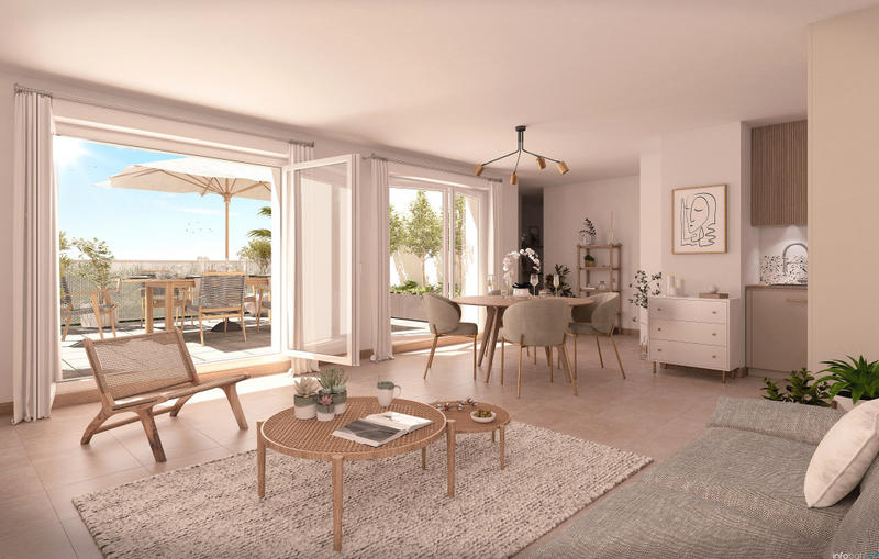 Appartement - 43 m² - 2 pièces