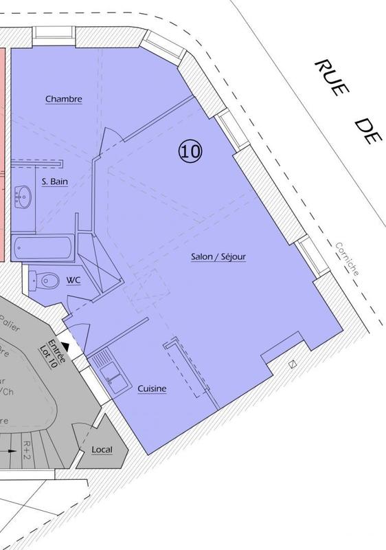 Appartement - 60 m² - 2 pièces