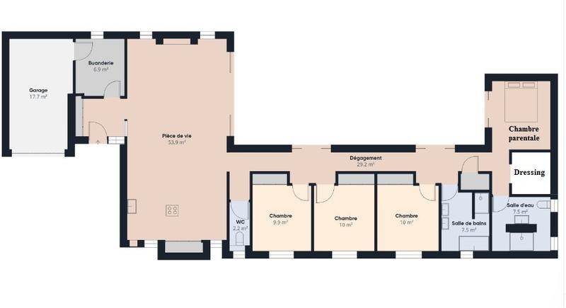 Maison - 160 m² - 5 pièces