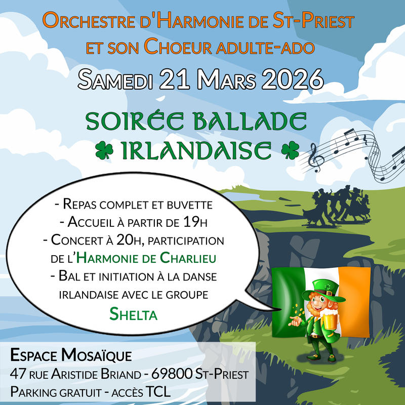 Soirée Ballade irlandaise