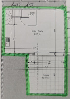 Appartement - 71 m² - 3 pièces