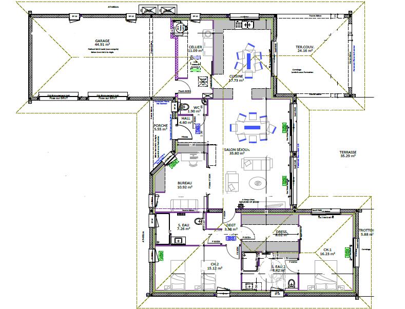 Maison - 140 m² - 4 pièces