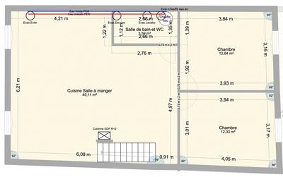 Appartement - 69 m² - 3 pièces