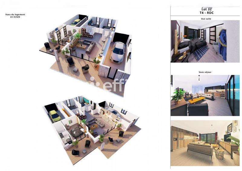 Appartement - 92 m² - 4 pièces