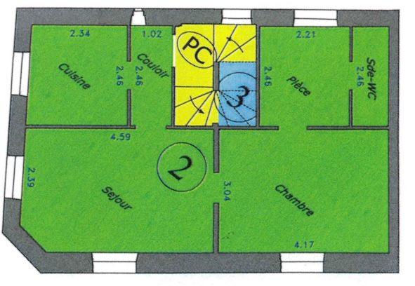 Appartement - 40 m² - 2 pièces