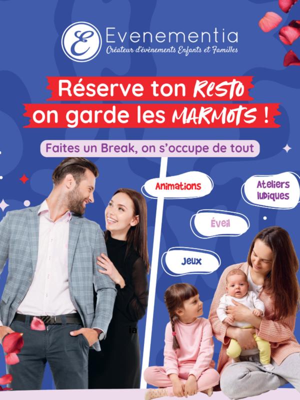 Réserve ton resto, on garde les marmots !