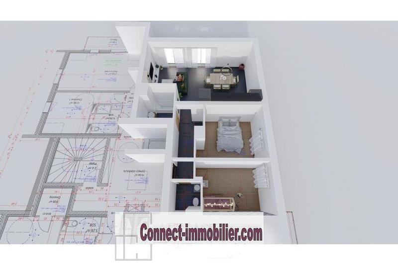 Appartement - 61 m² - 3 pièces