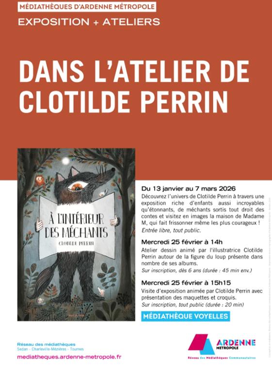 Exposition : Dans l'atelier de Clotilde Perrin