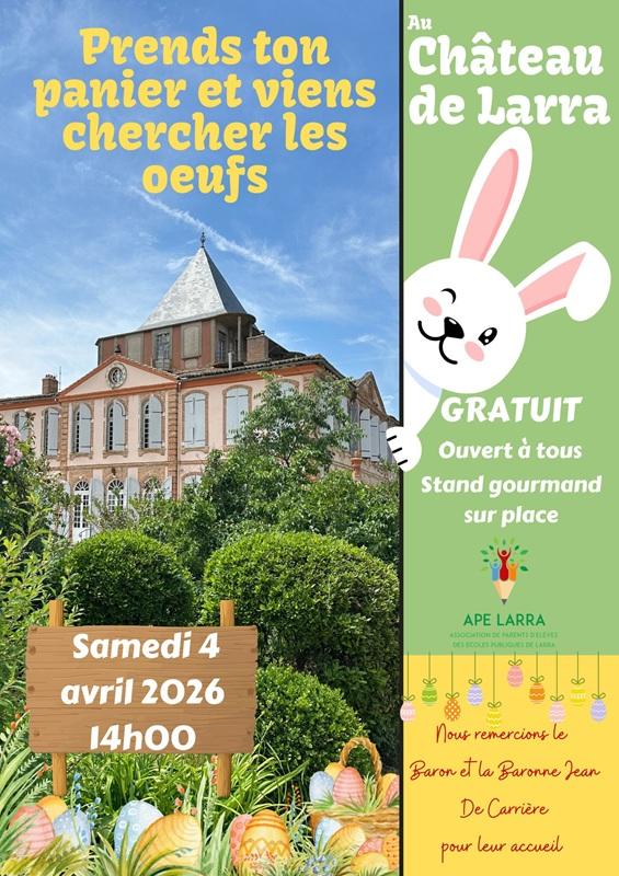 Chasse aux Oeufs au Château de Larra