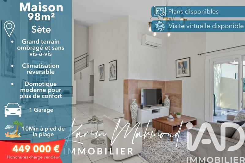 Maison - 98 m² - 4 pièces