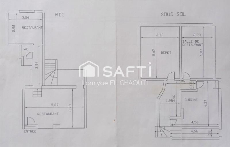 Local commercial - 146 m² - 8 pièces