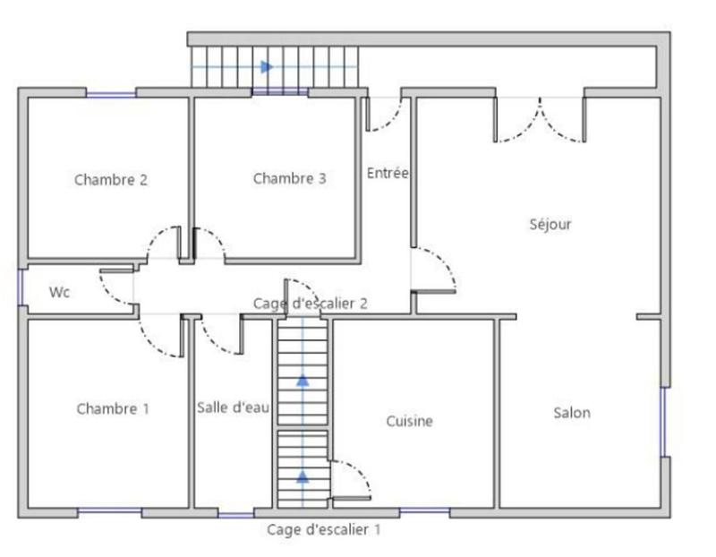 Maison - 70 m² - 5 pièces