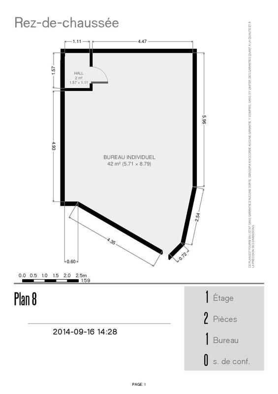 Magasins - 38 m² - 1 pièce