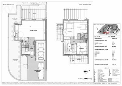 Maison - 92 m² - 4 pièces