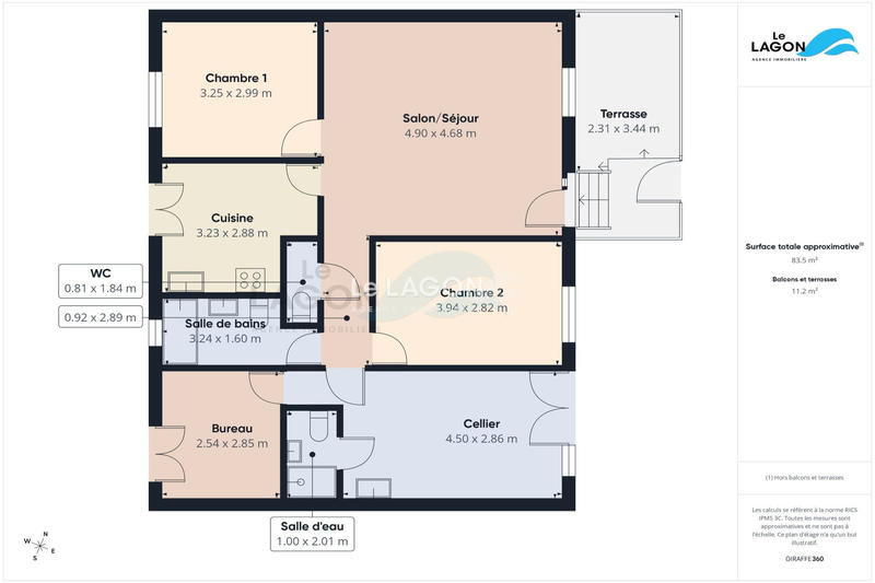 Maison - 61 m² - 3 pièces