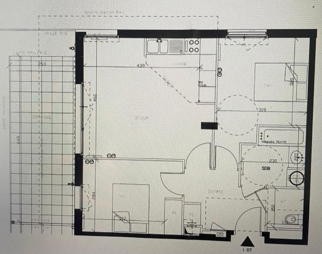 Appartement - 58 m² - 3 pièces