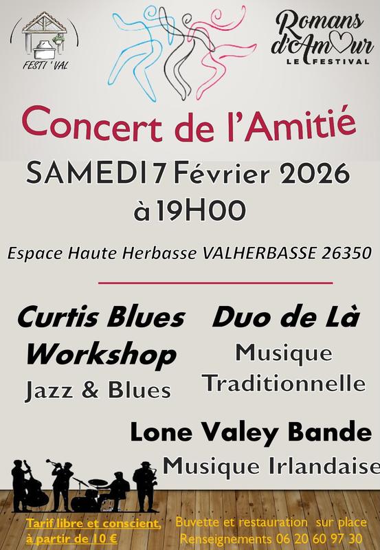 Concert de l'Amitie Festival Romans d'Amour