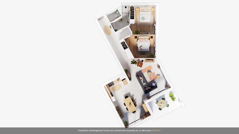 Appartement - 86 m² - 3 pièces