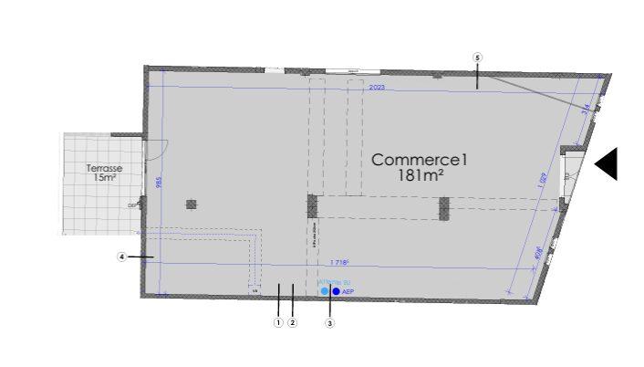 Local d'activités - 181 m²