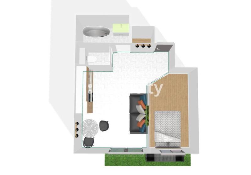 Appartement - 38 m² - 2 pièces