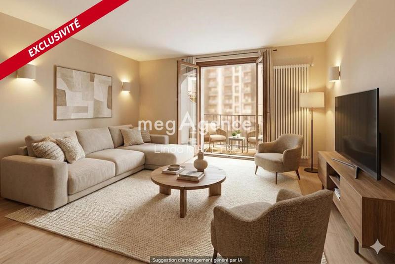Appartement - 64 m² - 3 pièces