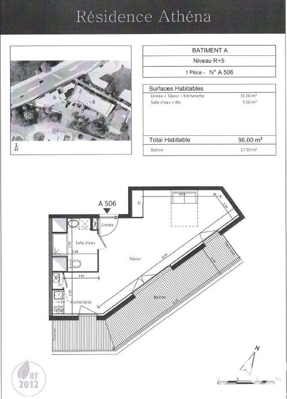 Studio - 42 m² - 1 pièce