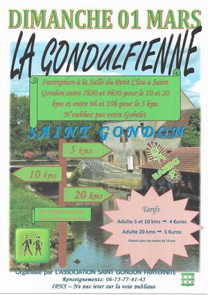 Randonnées "La Gondulfienne"