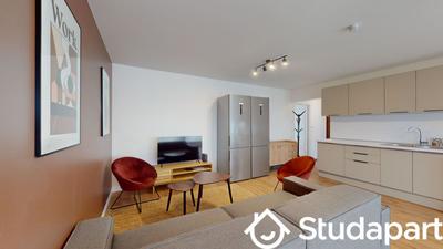 Chambre - 9 m² - 1 pièce