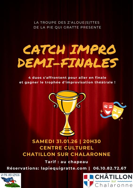 Catch Impro - Demi-Finales - Spectacle d'improvisation théâtrale