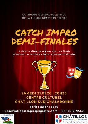 Catch Impro - Demi-Finales - Spectacle d'improvisation théâtrale