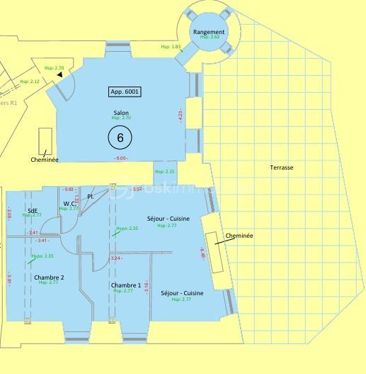 Appartement - 83 m² - 4 pièces