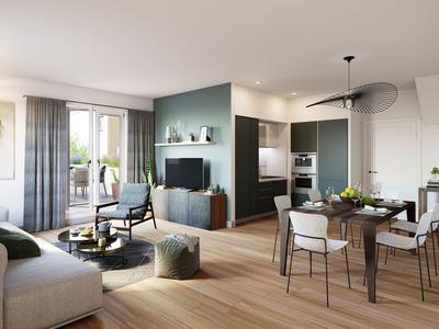 Appartement - 90 m² - 4 pièces