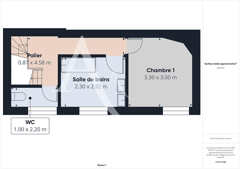 Appartement - 70 m² - 4 pièces
